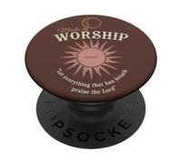 Culte Psaumes Minimal Sun Faith PopSockets PopGrip Adhésif