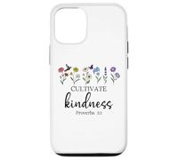 Cultivate Kindness Proverbs 3 Christian Wildflowers Be Kind Coque pour iPhone 12/12 Pro