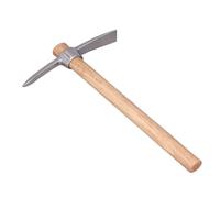 Cultivateur à Main, cultivateur en Acier Inoxydable, Outils de houe de Jardin et pioches avec Manche en Bois pour Planter, Creuser, désherber, Jardinage