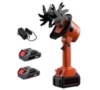 Cultivateur De Barre sans Fil électrique, Mini Rotavateur De Jardin avec Batterie De Lithium Rechargeable, Largeur De Labour De 128 Mm, Profondeur De Travail De 103 Mm, Rotavateur De Barre De Sol