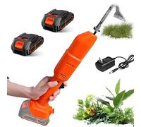 Cultivateur électrique sans Fil et Weeder - 2 Batteries incluses, Outil de Jardin Portable pour Creuser sans Effort, desserrer Le Sol, Le désherbage et Le ratissage 2 Batteries