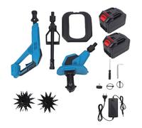 Cultivateur électrique Tiller, cultivateur de Barre 21vcords, rototiller électrique Puis nt à 360 TR/Min Alimentaire avec Roues réglables pour Le Sol de la pelouse de Jardin