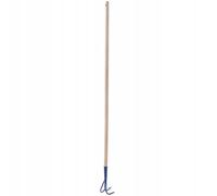 KADAX cultivateur Manuel en métal, cultivateur avec Long Manche en Bois, cultivateur Robuste, Griffe de Jardin, houe de Jardin pour ameublir Le Sol (3 Dents)