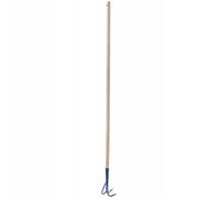KADAX cultivateur Manuel en métal, cultivateur avec Long Manche en Bois, cultivateur Robuste, Griffe de Jardin, houe de Jardin pour ameublir Le Sol (3 Dents)