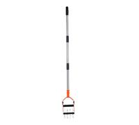 Cultivateur Rotatif, Outil de Jardin avec Manche Long Réglable de 146 Cm, | Lames en Acier Inoxydable, Largeur de 16 Cm, Design Ergonomique Amovible, Idéal pour Potagers et Massifs