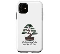 Cultivating Calm One Trim at A Time Bonsaï Coque pour iPhone 11