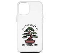 Cultivating Calm One Trim at A Time Bonsaï Coque pour iPhone 12/12 Pro