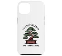 Cultivating Calm One Trim at A Time Bonsaï Coque pour iPhone 13