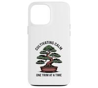 Cultivating Calm One Trim at A Time Bonsaï Coque pour iPhone 13 Pro Max