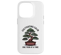 Cultivating Calm One Trim at A Time Bonsaï Coque pour iPhone 14 Pro