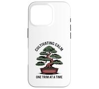 Cultivating Calm One Trim at A Time Bonsaï Coque pour iPhone 16 Pro