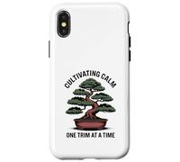 Cultivating Calm One Trim at A Time Bonsaï Coque pour iPhone X/XS