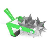 Cultivator TMX Fraiseuse à étoile, collecteur de sol, hachoir à roulettes, couteau de désherbage, 2 rangées, 7 étoiles