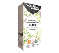 Cultivator's Organic Hair Colour Herbal Hair Colour for Women and Men Ammonia Free Hair Colour Powder Natural Hair Colour Without Chemical Black 100g