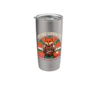 Cultivé et arrangé avec amour avec des fleurs de renard Gobelet isotherme en acier inoxydable double paroi