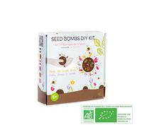 CULTIVEA® Kit Prêt à Pousser DIY Bombes de graines - Semis de fleurs à planter pour abeilles - Graines 100% Bio -Made In France - Jardinage - Activité manuelle ludique enfant - Idée cadeau