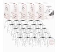CULTIVEA® Lot de 20 crapaudines gouttière en acier galvanisé (Ø 80 à 100 mm) - 5 x 4 pièces - Filtre anti-feuilles, anti-bouchon, protège gouttière durable et facile à poser