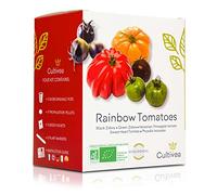 Cultivea Mini Kit Prêt à Pousser Tomates colorées – Graines 100% biologiques – Idée cadeau
