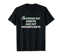 Cultiver Mes Actifs et Mes Plantes d'intérieur Expert en botanique financière T-Shirt