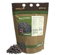 CULTIVERS Arlita Argile Expansée 20L. Boules de substrat pour le drainage des pots, jardins et cultures hydroponiques. Empêche l'engorgement et la pourriture des racines.