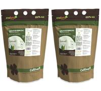 CULTIVERS Chélate de fer écologique 2 x 1 kg Engrais anti-chlorose soluble dans l'eau nourrissante correcteur de chlorose ferrique pour plantes et cultures Engrais 6 % Fe-EDDHA Ortho Ortho 4,8 %