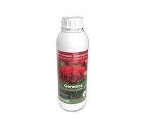 CULTIVERS Engrais liquide de géranium organique 1 L Feuilles plus vertes, plus de floraison et intensifie la couleur. Avec macronutriments et micronutriments. Engrais 100% organique et naturel