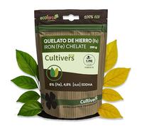 CULTIVERS Fertilisant Écologique Chélate de Fer 250 GR - Nutriment Essentiel pour Les Plantes (6% Fe-Eddha Orto Orto 4.8%) - Force Fe