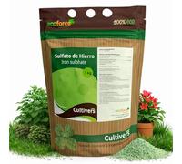 CULTIVERS Sulfate de fer heptahydraté granulés 1 kg | Produit minéral pour jardin et maison, usage technique sur sols et gazon, colorant pour béton effet oxydé