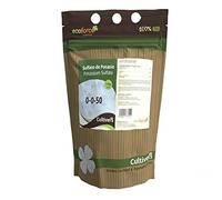 CULTIVERS Sulfate de potassium 1 kg | Produit d'origine minérale hydrosoluble pour usage technique en jardinage et applications domestiques, dissolution dans l'eau conforme à la norme UE