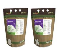 CULTIVERS Terre de diatomée écologique micronisée 2 x 1 kg | Poudre Ultrafine d’Origine Naturelle | Produit certifié par Ecocert | Matière première d’algues fossilisées à teneur Naturelle en silice