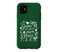 Cultivez à Votre Rythme - Fleur de Jardin Coque pour iPhone 11