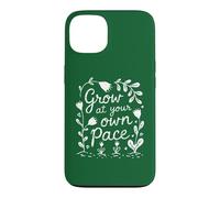 Cultivez à Votre Rythme - Fleur de Jardin Coque pour iPhone 13