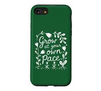 Cultivez à Votre Rythme - Fleur de Jardin Coque pour iPhone SE (2020) / 7/8