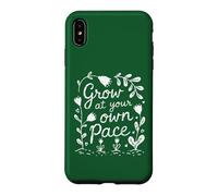 Cultivez à Votre Rythme - Fleur de Jardin Coque pour iPhone XS Max