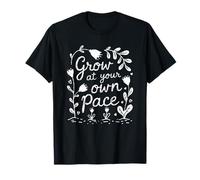 Cultivez à Votre Rythme - Fleur de Jardin T-Shirt