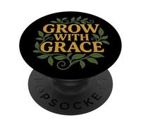 Cultivez avec Grace Leaves Haie PopSockets PopGrip Adhésif