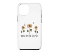 Cultivez des pensées positives - Jardiniers - Fleurs inspirantes Coque pour iPhone 12/12 Pro