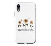 Cultivez des pensées positives - Jardiniers - Fleurs inspirantes Coque pour iPhone XR