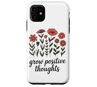 Cultivez des Pensées Positives Tasse De Plante Inspirante Coque pour iPhone 11