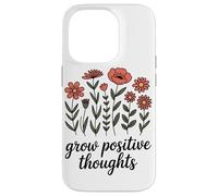 Cultivez des Pensées Positives Tasse De Plante Inspirante Coque pour iPhone 14 Pro
