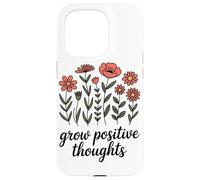 Cultivez des Pensées Positives Tasse De Plante Inspirante Coque pour iPhone 15 Pro