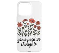 Cultivez des Pensées Positives Tasse De Plante Inspirante Coque pour iPhone 15 Pro Max