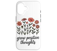 Cultivez des Pensées Positives Tasse De Plante Inspirante Coque pour iPhone 16