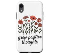 Cultivez des Pensées Positives Tasse De Plante Inspirante Coque pour iPhone XR