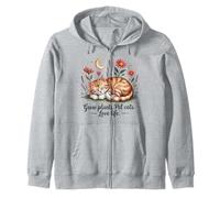 Cultivez des plantes pour animaux de compagnie et chats adorent la vie pour les amoureux des chats Sweat à Capuche
