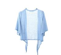 CuLtP Cardigan Femme,Cardigan D'Été pour Femme Boléro Kimono Cardigan À Manches Courtes pour Femme Léger Et Transparent Cache-Épaules Fermeture À Nouer Mode Plage Cache-Épaules pour Rob