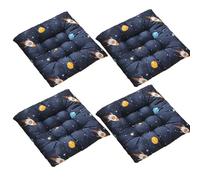 CuLtp Galettes De Chaise 40x40, Coussin Décoratif Coussin Coussin De Chaise Coussins De Jardin 3 Surpiqûres en Un Motifs Différents, Polyester