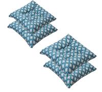 CuLtp Galettes De Chaise 40x40, Coussin Décoratif Coussin Coussin De Chaise Coussins De Jardin 5 Surpiqûres en Un Motifs Différents, Polyester