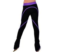 CuLtp Pantalon Thermique pour Le Patinage Artistique, Chaussettes Gymnastique, Pantalon Patinage sur Veste Leggings Patinage