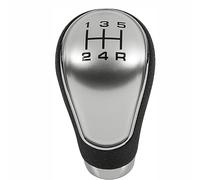 CULTP Pommeau de Levier de Vitesse pour Mazda 2 2007 2008 2009 2010 2011 year,Bouton Levier Vitesse Tête de Changement Levier de Vitesse de Voiture Accessoires,5 Speed Silver1